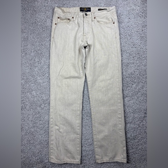 Lucky Brand Men's Straight Jeans - Light Cream - Picture 1 of 5